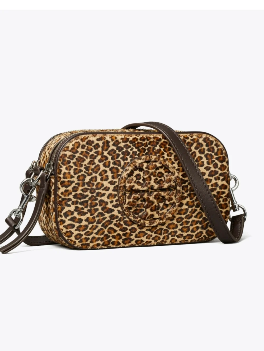 Tory Burch Miller Mini Leopard Print Calf Hair Crossbody + Dust & Gift Bag Nwt❤️